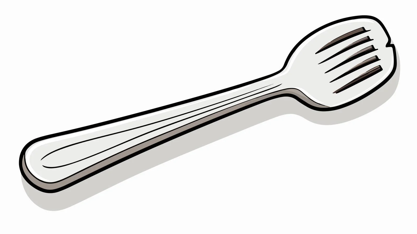Cartoon Butter Knife Vector Illustration — free download from Dotvec
