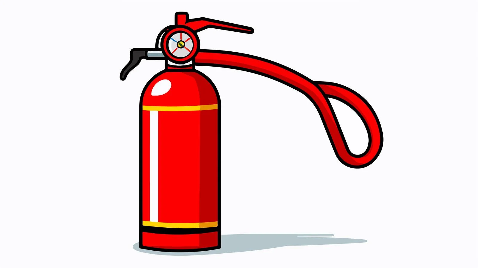 Cartoon Fire Extinguisher Line Drawing Vector — free download from Dotvec