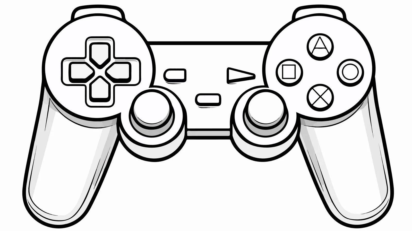 Game Controller Cartoon Illustration — free download from Dotvec