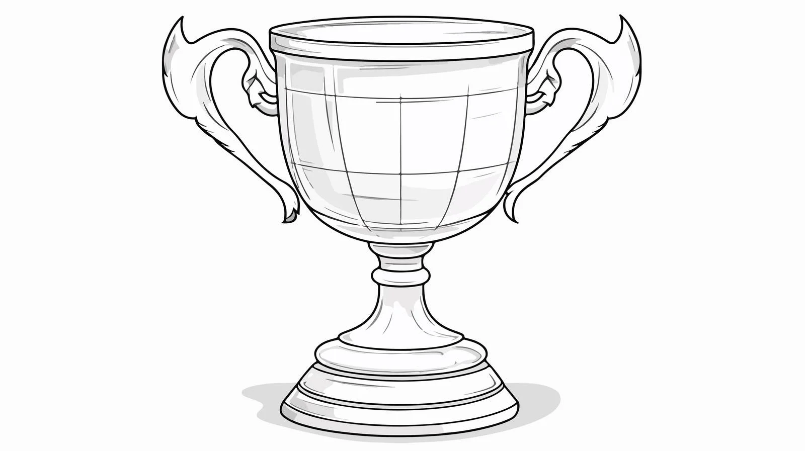 Cartoon Trophy Illustration — free download from Dotvec