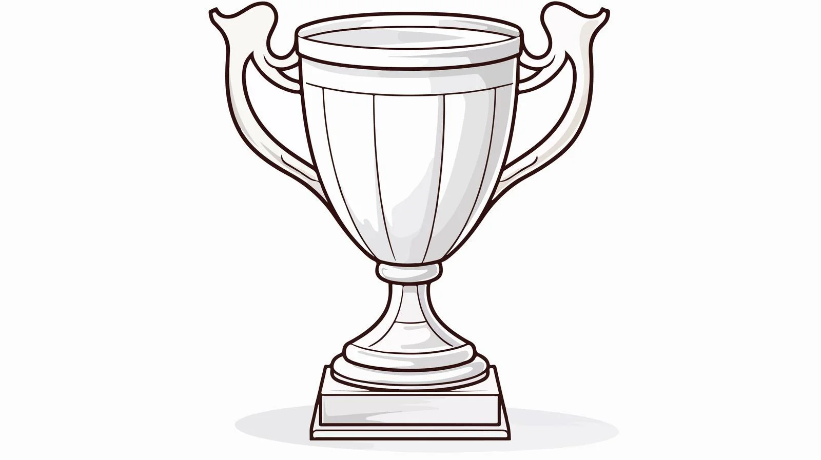 Trophy Cartoon Illustration — free download from Dotvec