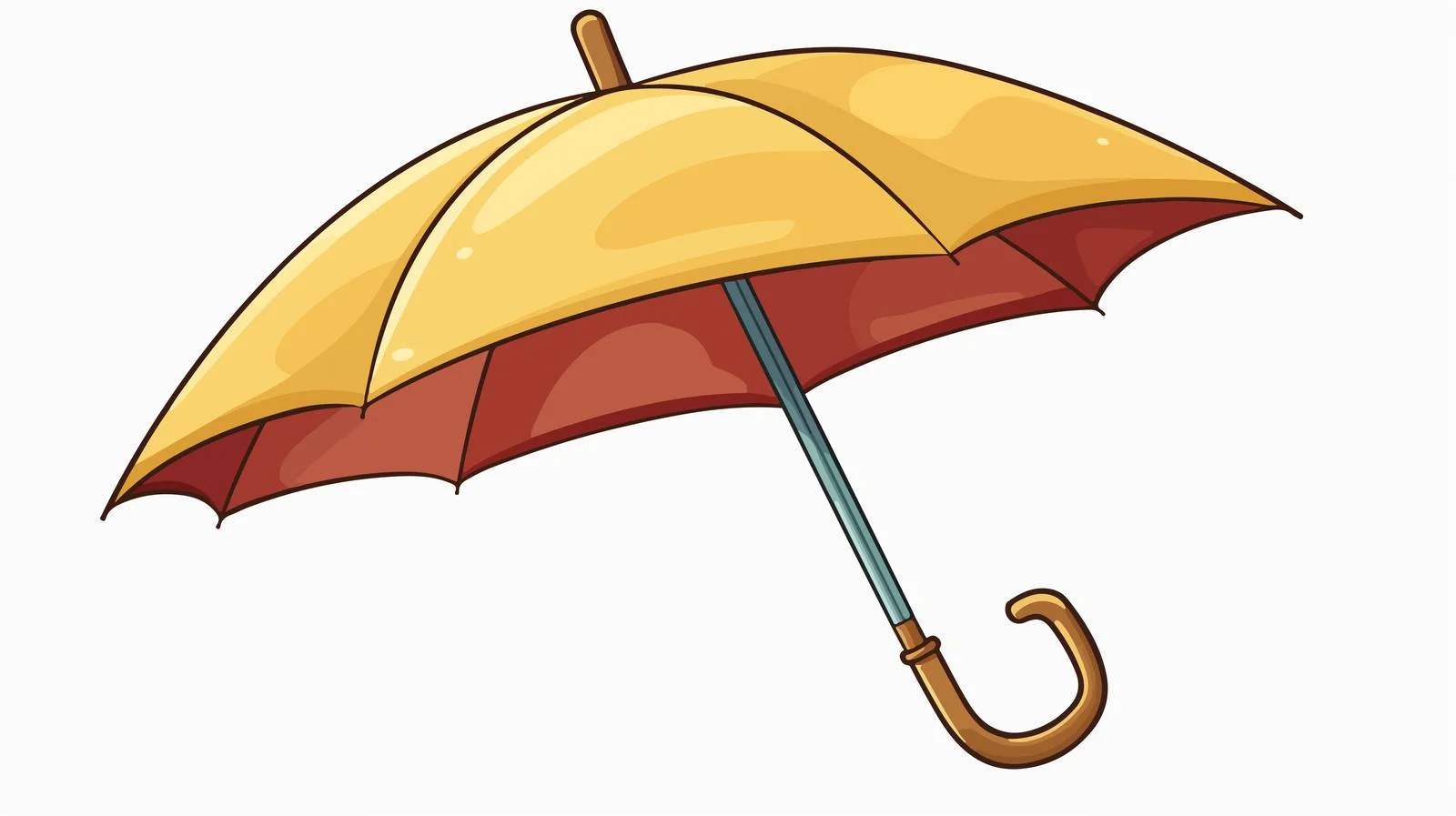 Umbrella Line Drawing Cartoon Illustration — free download from Dotvec