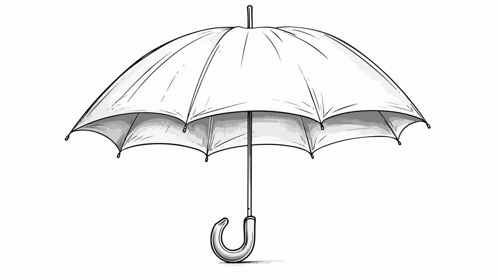Cartoon Umbrella Stock Illustration — free download from Dotvec