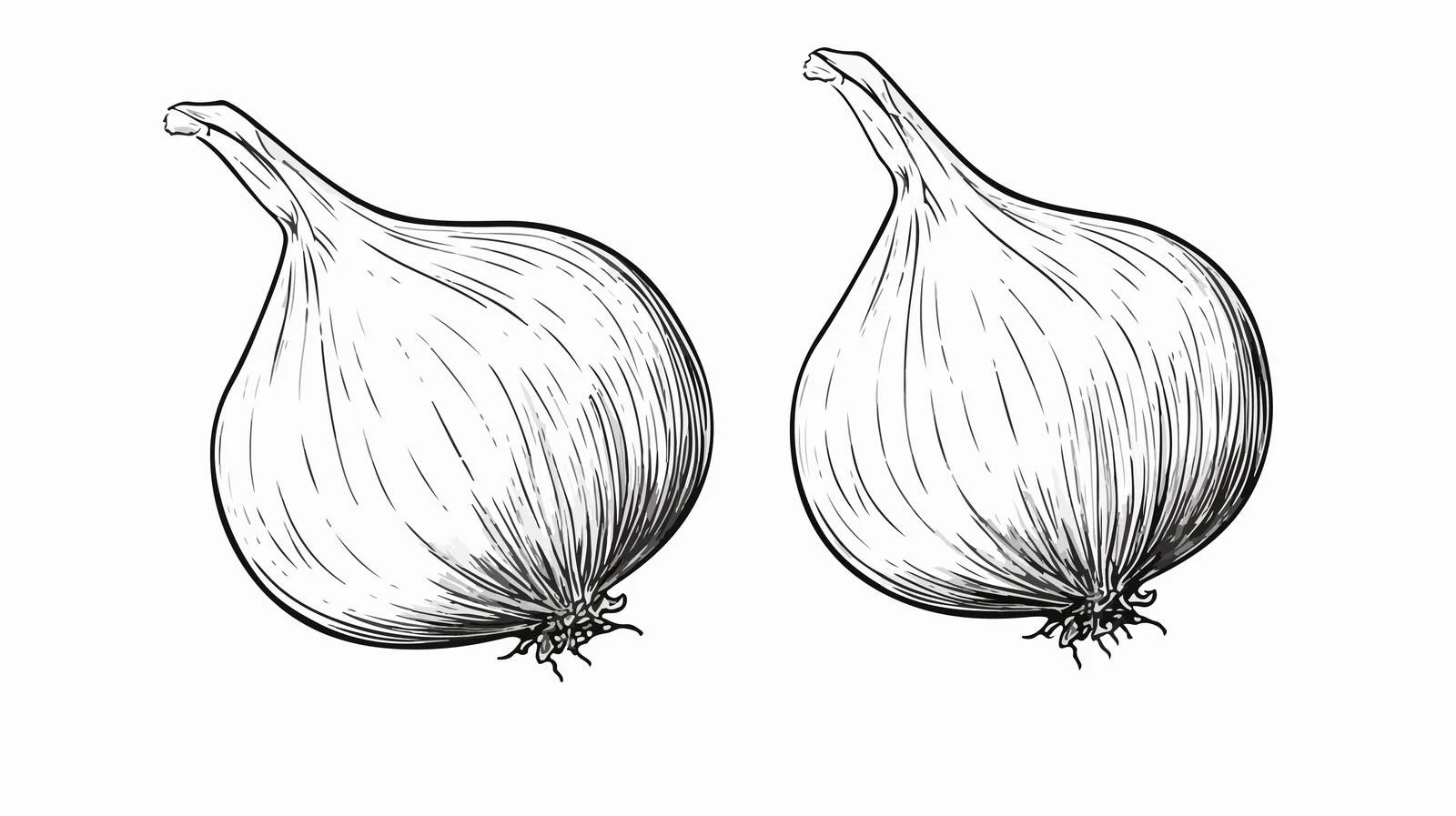 Cartoon Onion Vector Illustration — free download from Dotvec