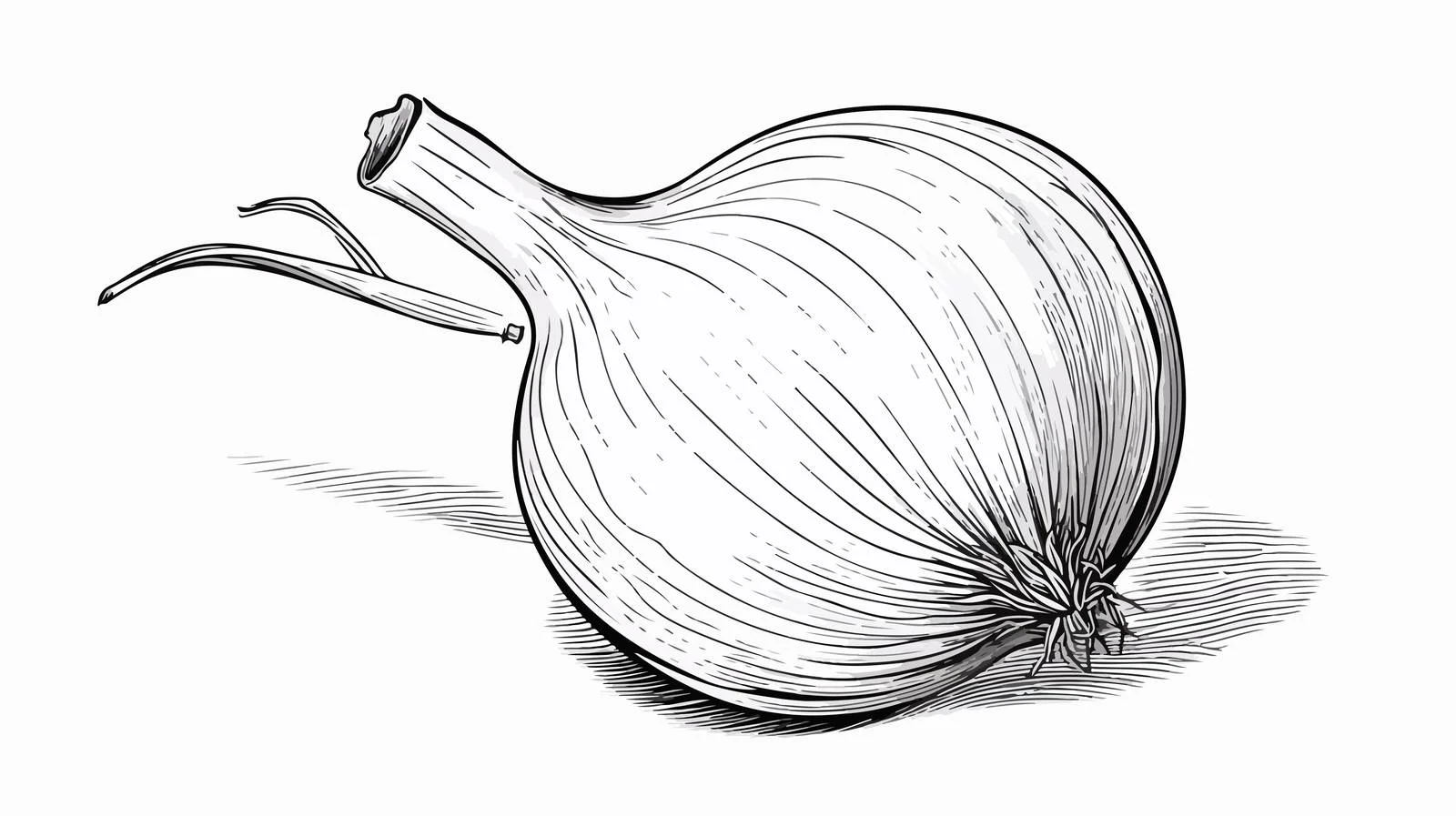 Cartoon Onion Stock Vector Illustration — free download from Dotvec