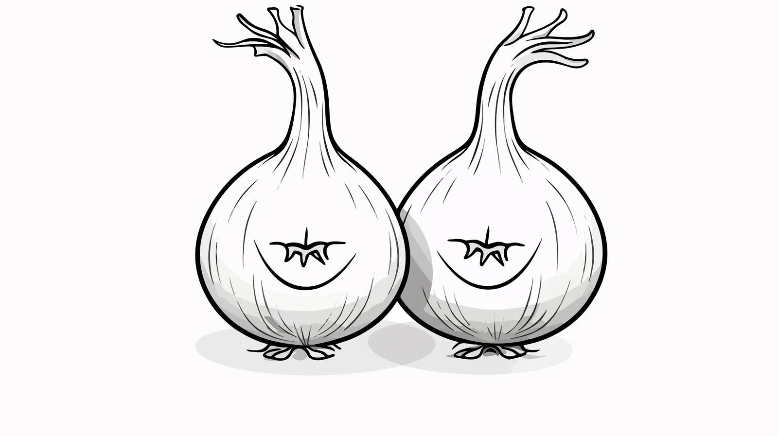 Cartoon Onion Vector Illustration — free download from Dotvec