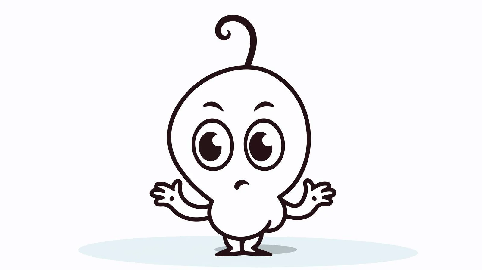 Cartoon Question Mark Illustration — free download from Dotvec