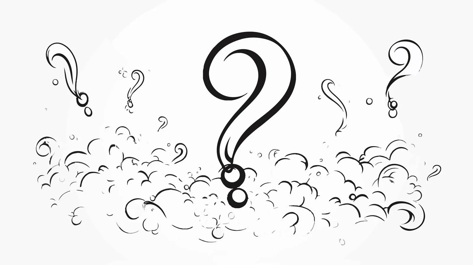 Cartoon Question Mark Illustration — free download from Dotvec