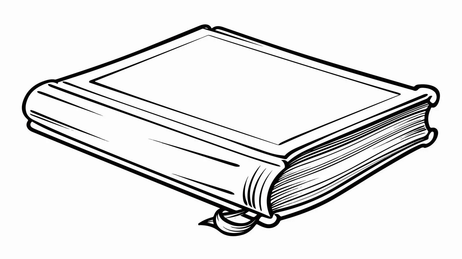Cartoon Rule Book Line Drawing Vector — free download from Dotvec