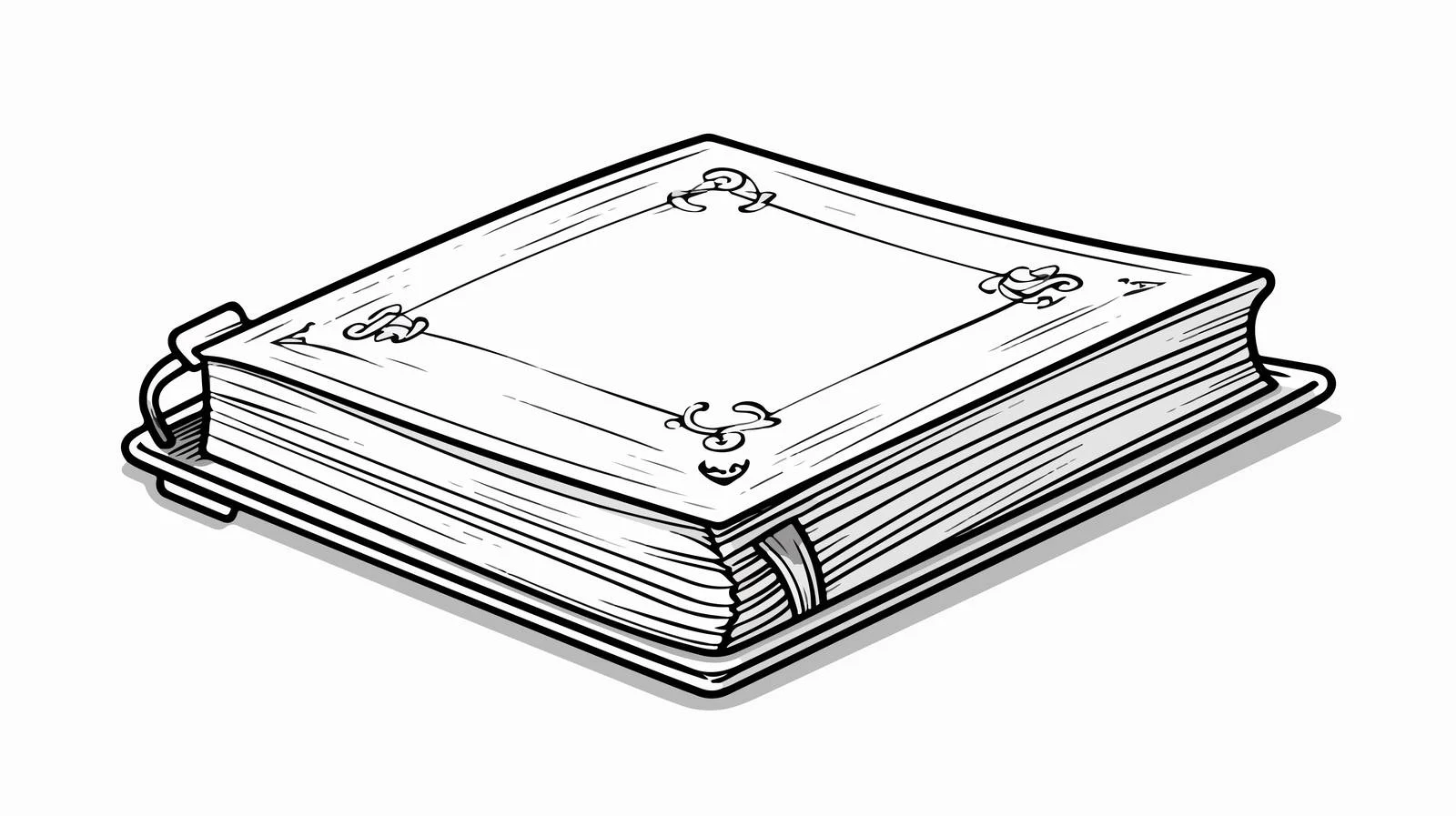 Illustrated Cartoon Rule Book Vector Image — free download from Dotvec
