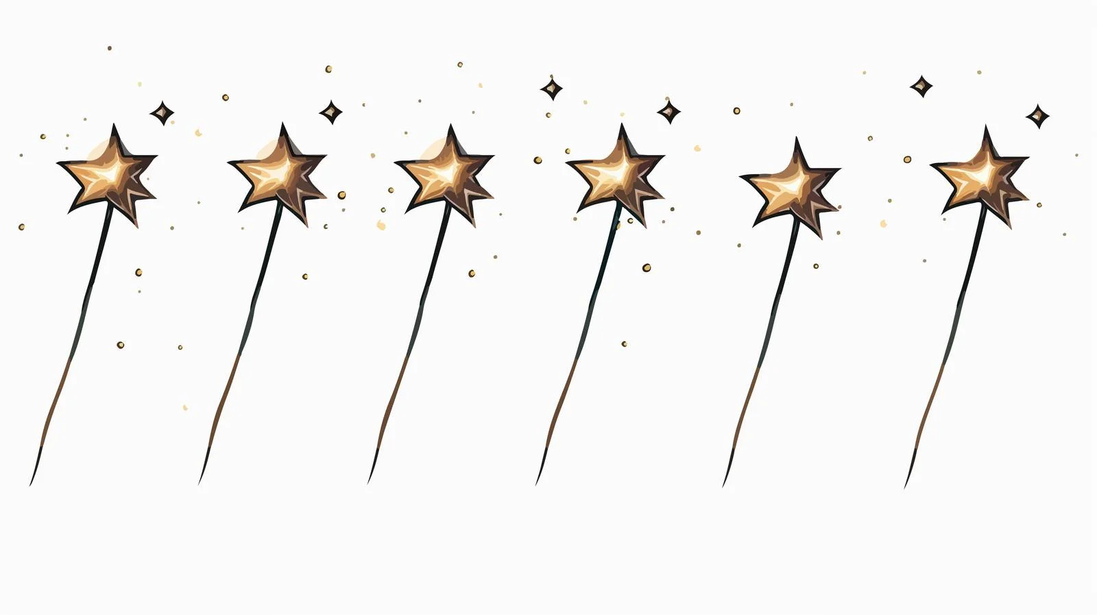 Cartoon Shooting Stars Vector Illustration — free download from Dotvec