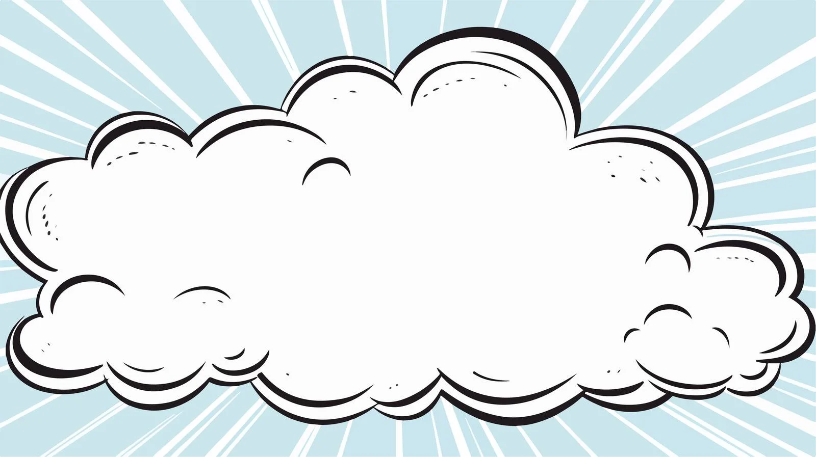 Cartoon Speech Bubble Vector Illustration — free download from Dotvec