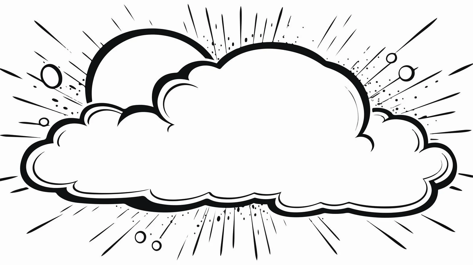 Cartoon Speech Bubble Vector Illustration — free download from Dotvec