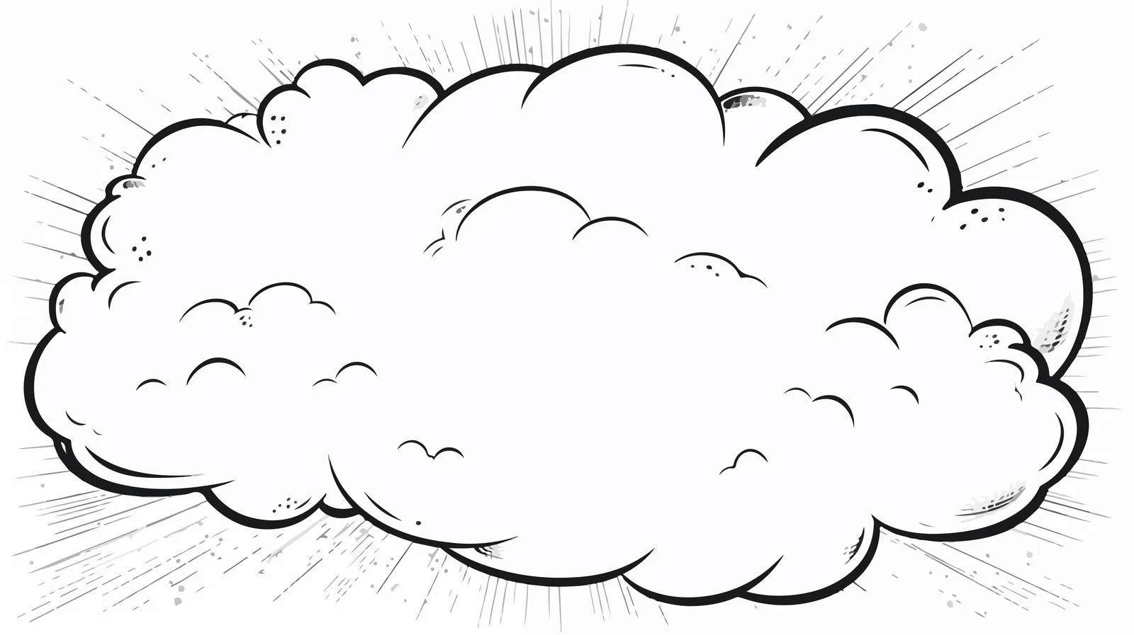 Cartoon Speech Bubble Vector Illustration — free download from Dotvec