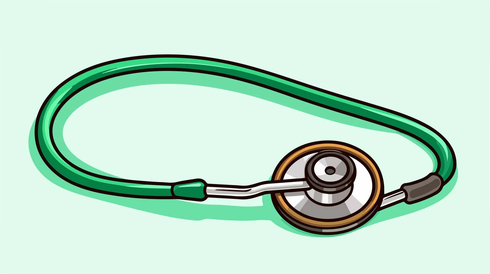 Medical Stethoscope Cartoon Vector Illustration — free download from Dotvec