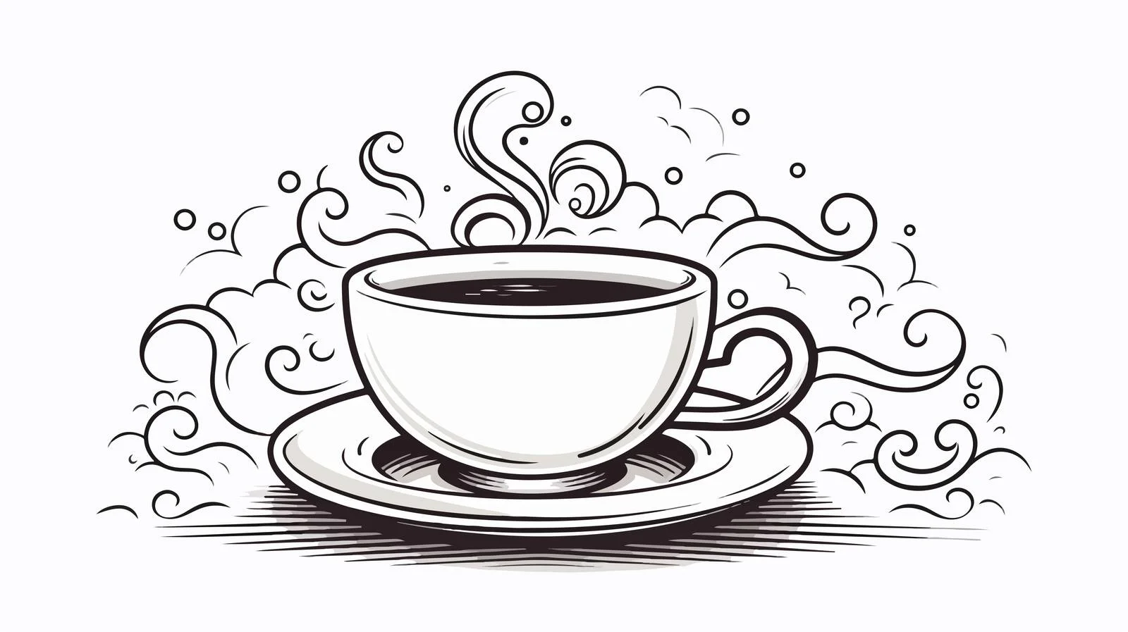 Cartoon Tea Cup Illustration — free download from Dotvec