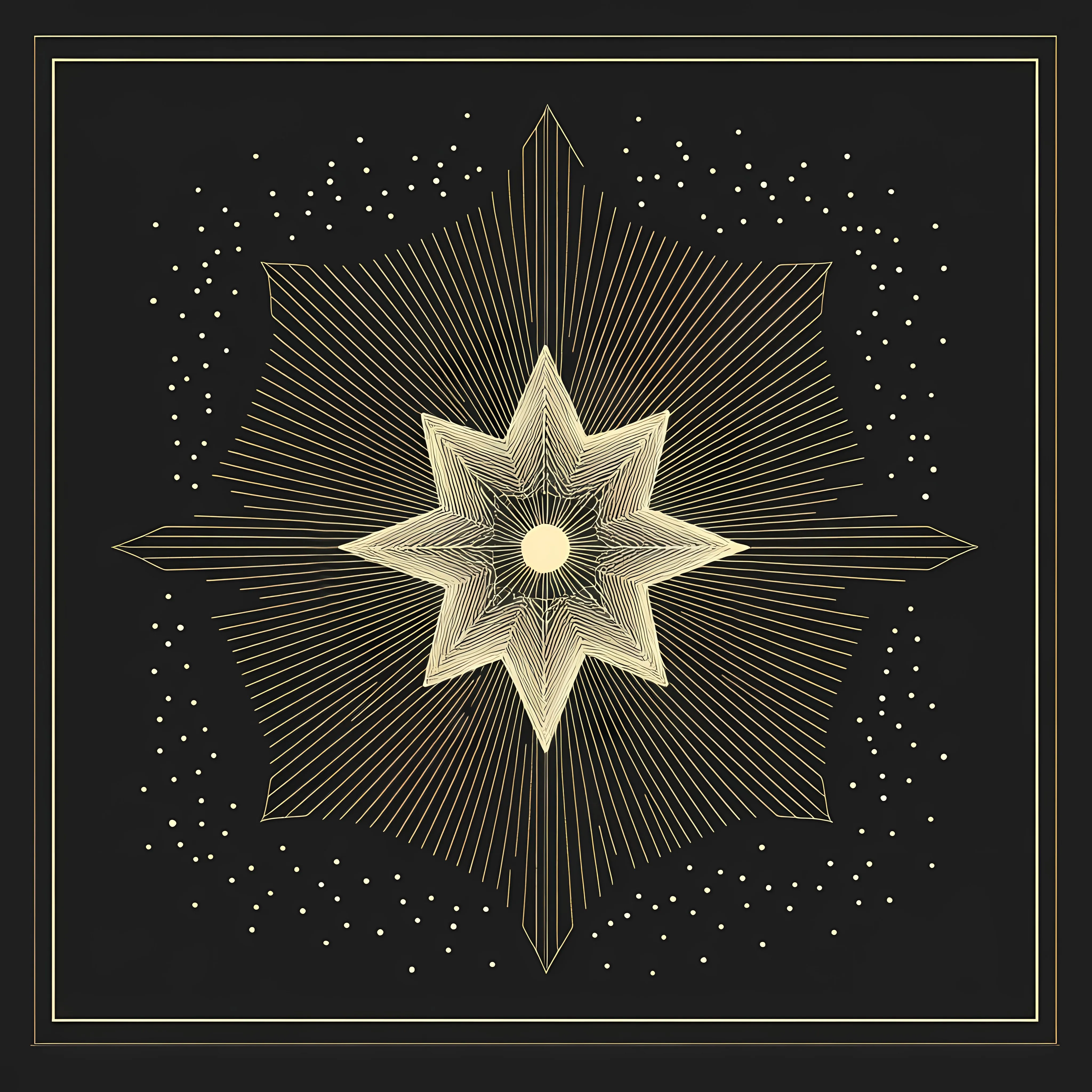 Flat Vector Illustration of Geometric Stars — free download from Dotvec