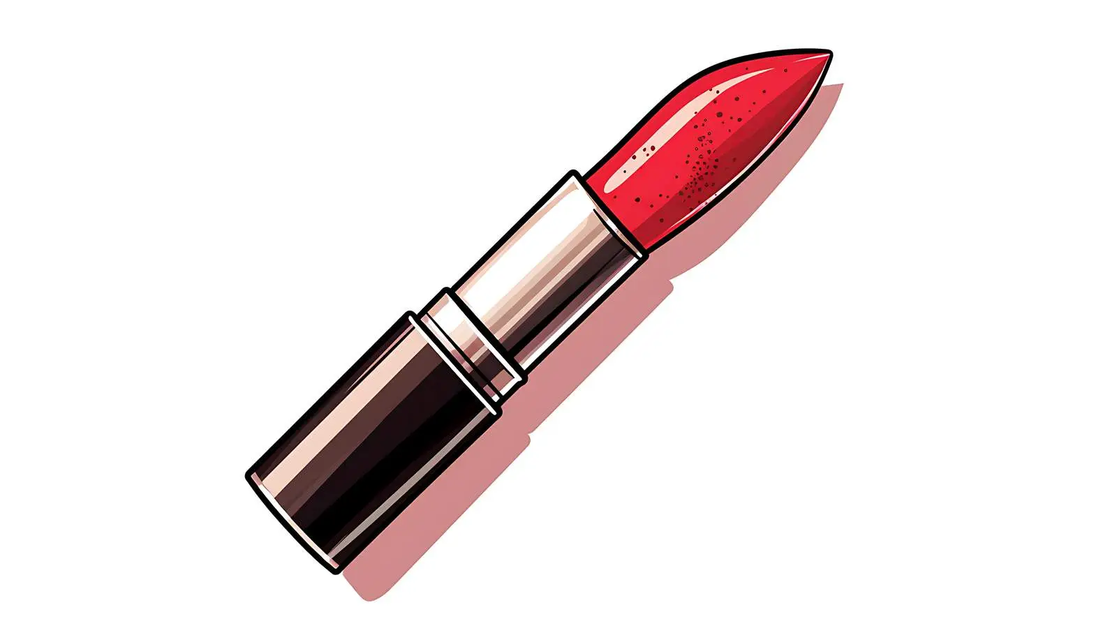 Hand-Drawn Lipstick Cartoon Sketch Illustration — free download from Dotvec