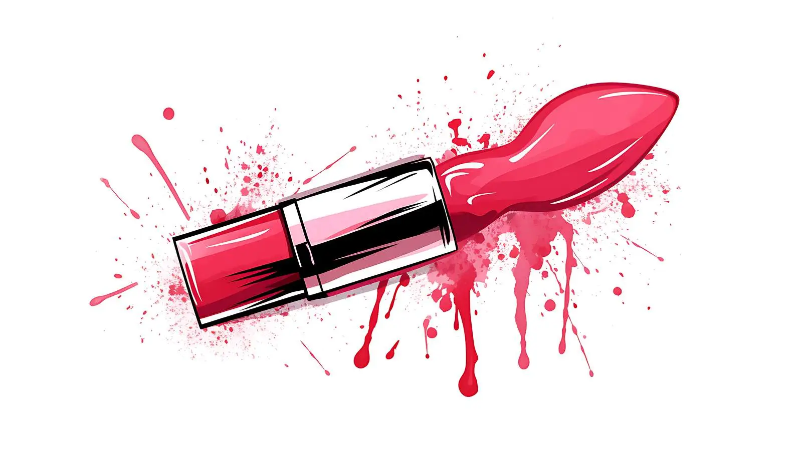 Hand-Drawn Lipstick Cartoon Sketch — free download from Dotvec