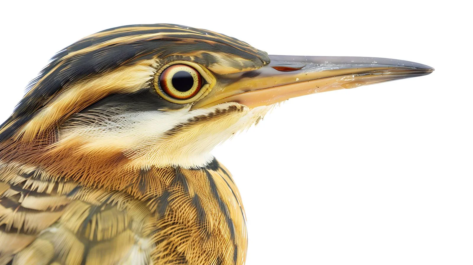 Close-up Isolated Little Bittern — free download from Dotvec