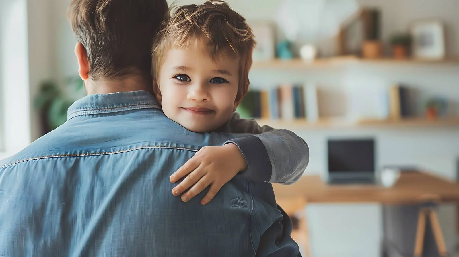 Father and Son Working Together — free download from Dotvec