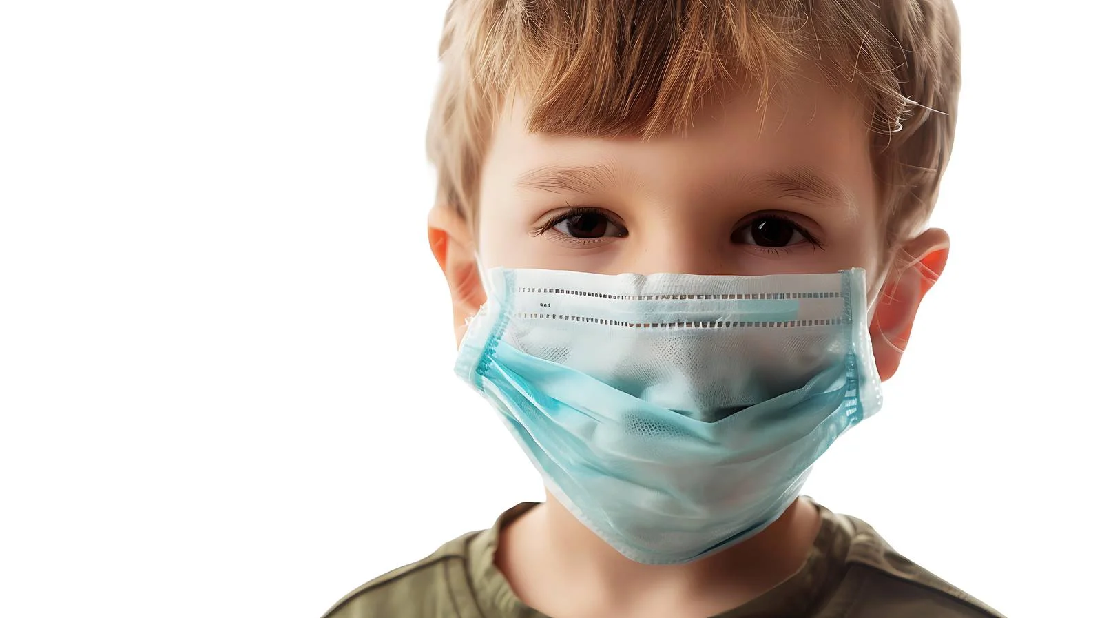 Young Child Wearing Medical Mask — free download from Dotvec