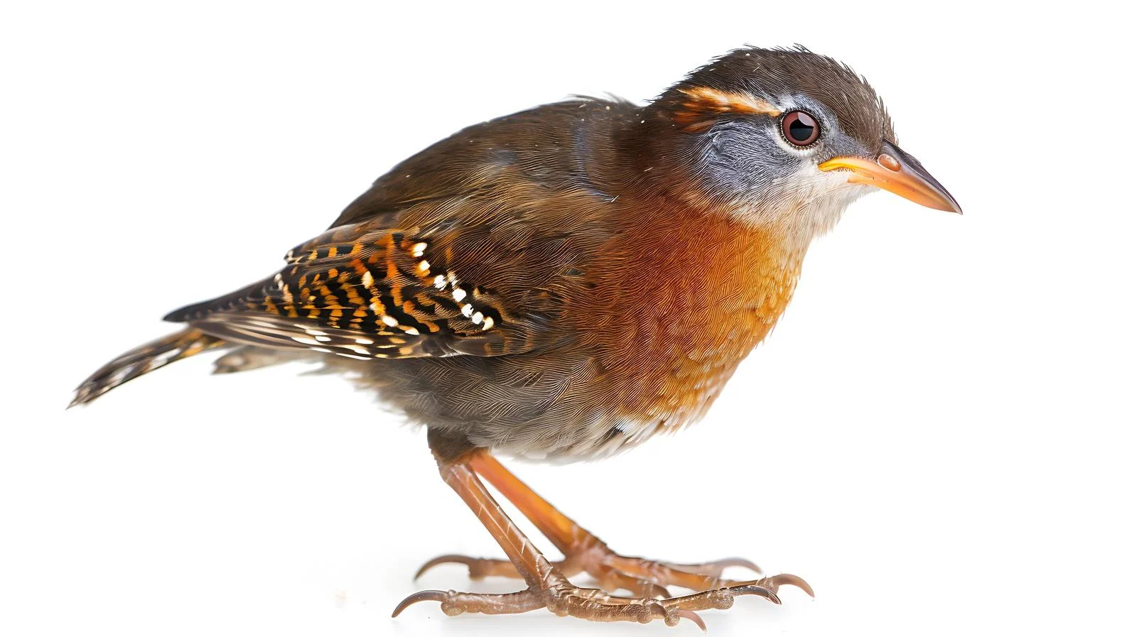 Elegant Little Crake Bird Isolated Portrait — free download from Dotvec
