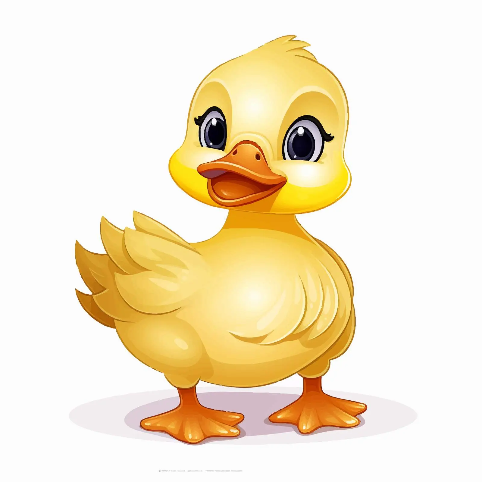 Cute Little Duck Vector Illustration — free download from Dotvec