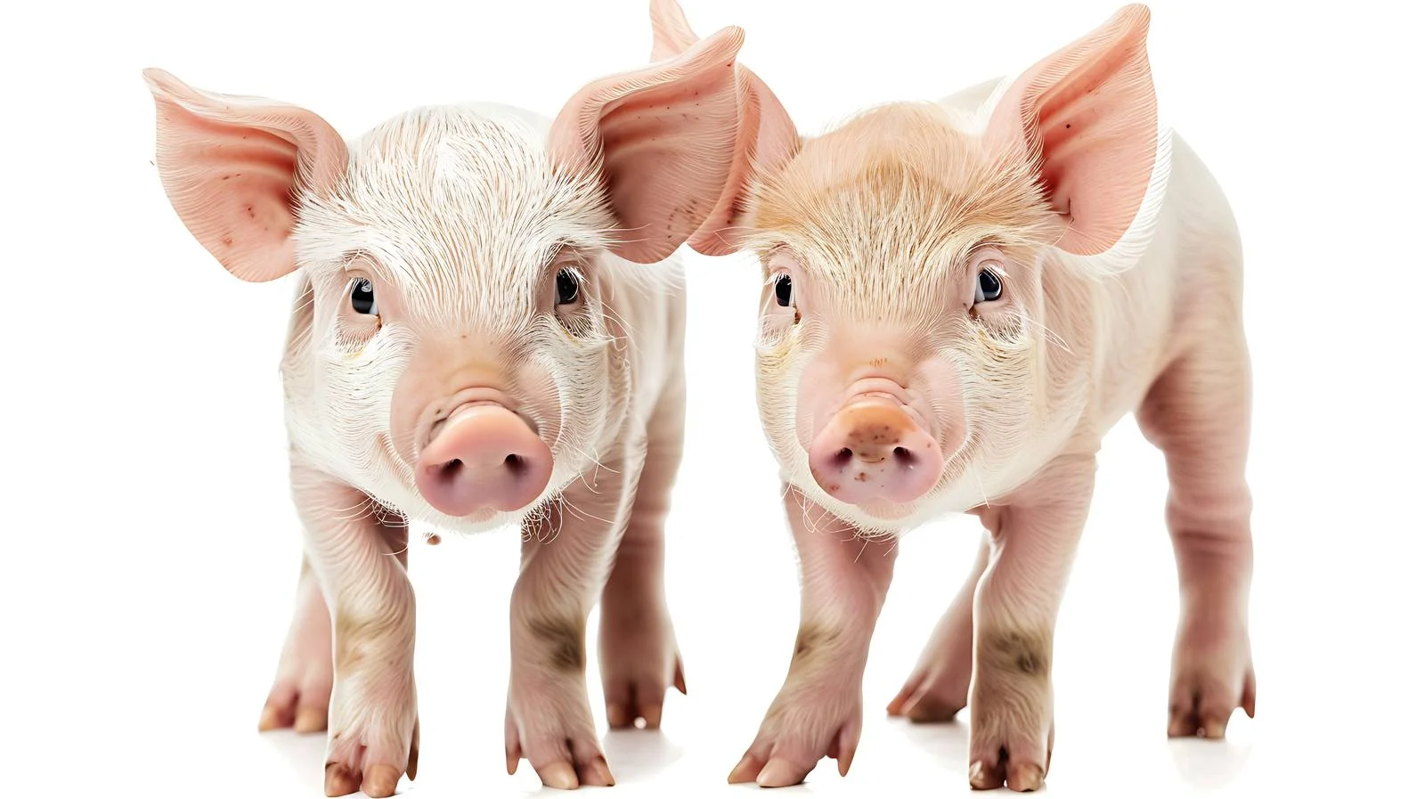 Joyful Little Pigs on Farm — free download from Dotvec