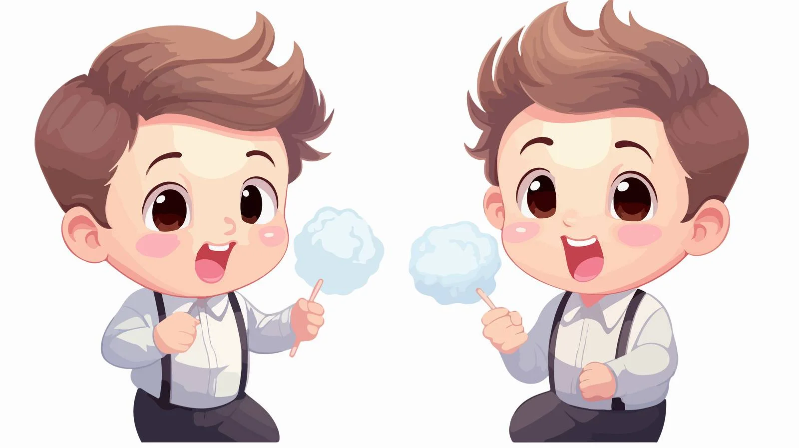Joyful Child Enjoying Cotton Candy Treat — free download from Dotvec