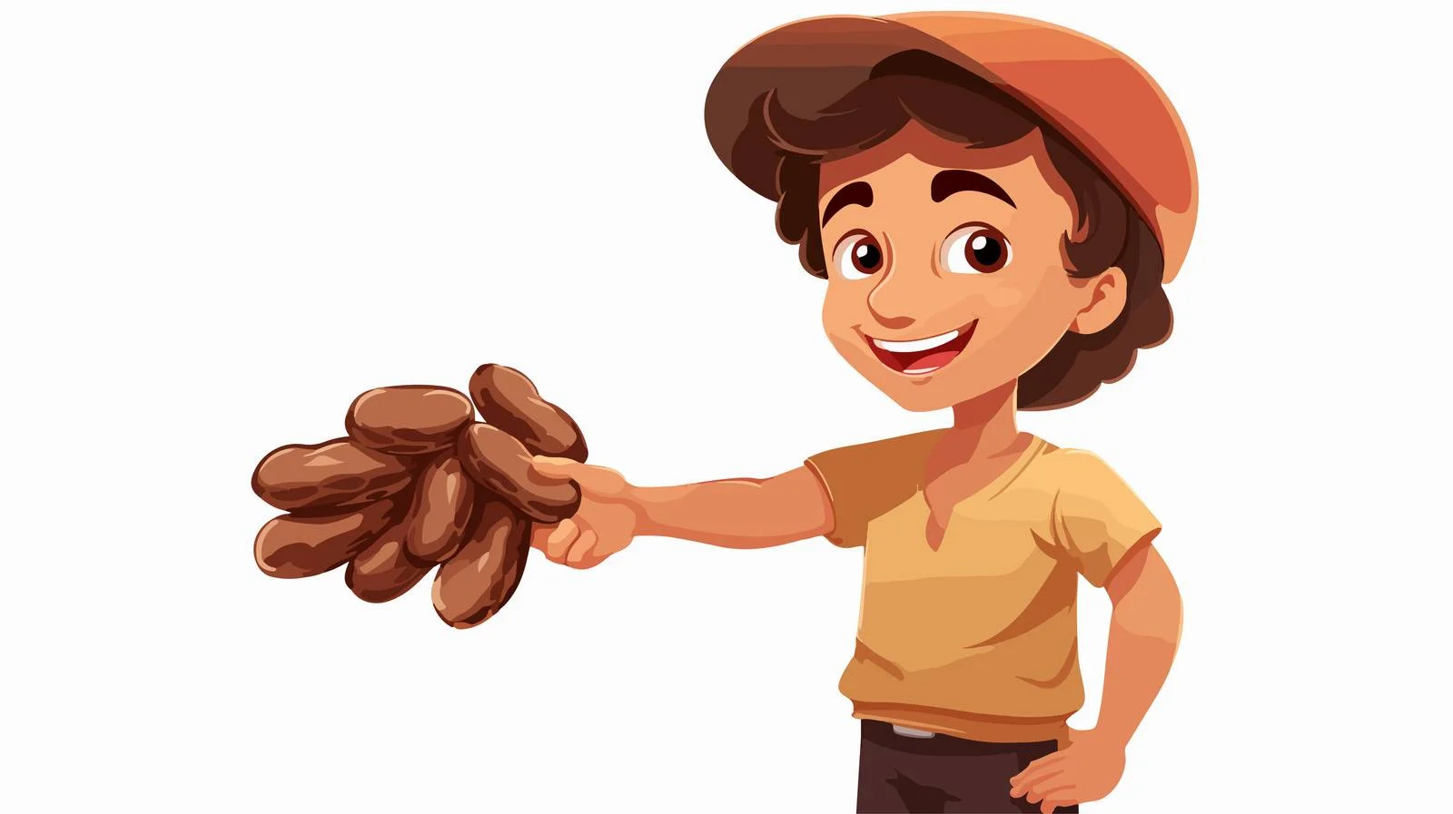 Young Boy with Tamarind Fruit — free download from Dotvec