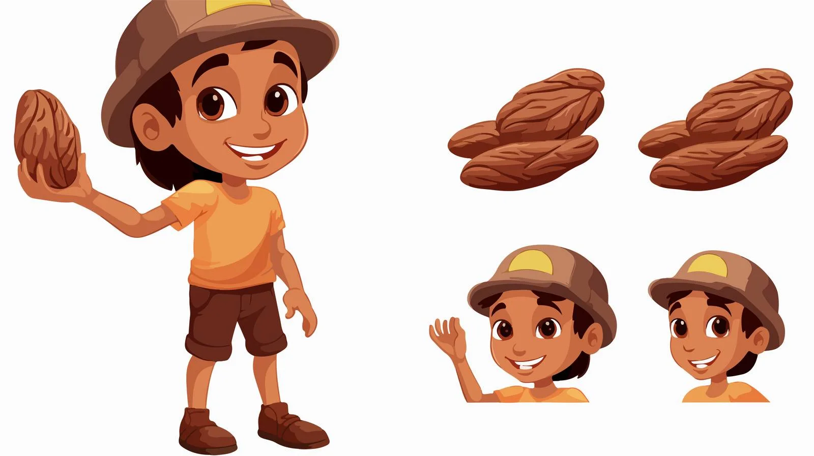 Young Boy with Tamarind Harvest — free download from Dotvec