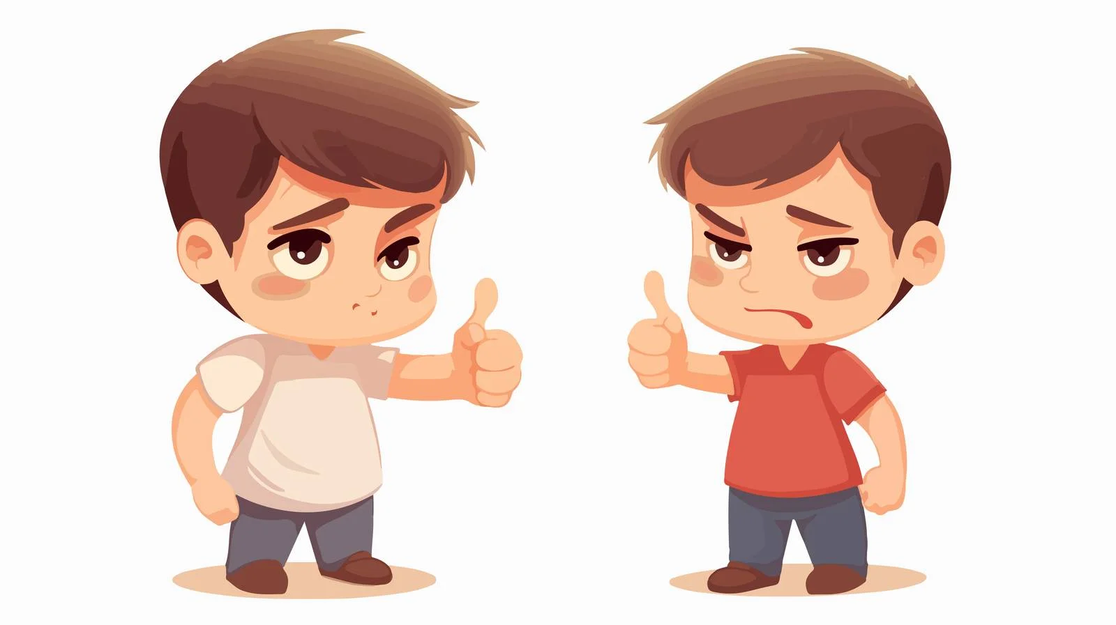 Disagreement Gesture by Little Boy — free download from Dotvec