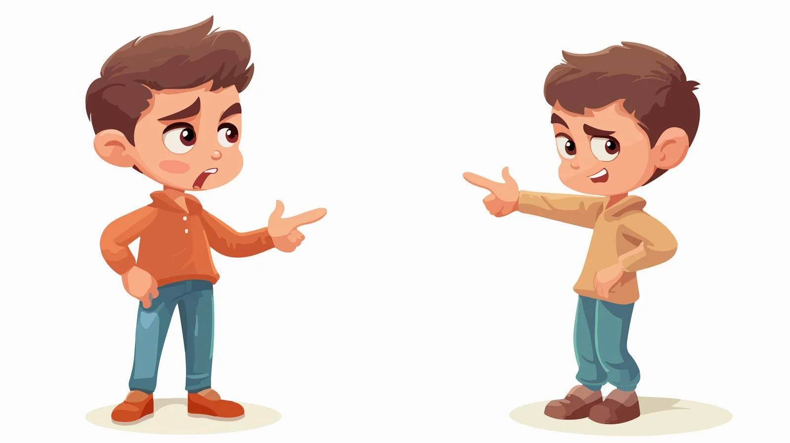 Displeased Boy Showing Thumb Down Gesture — free download from Dotvec