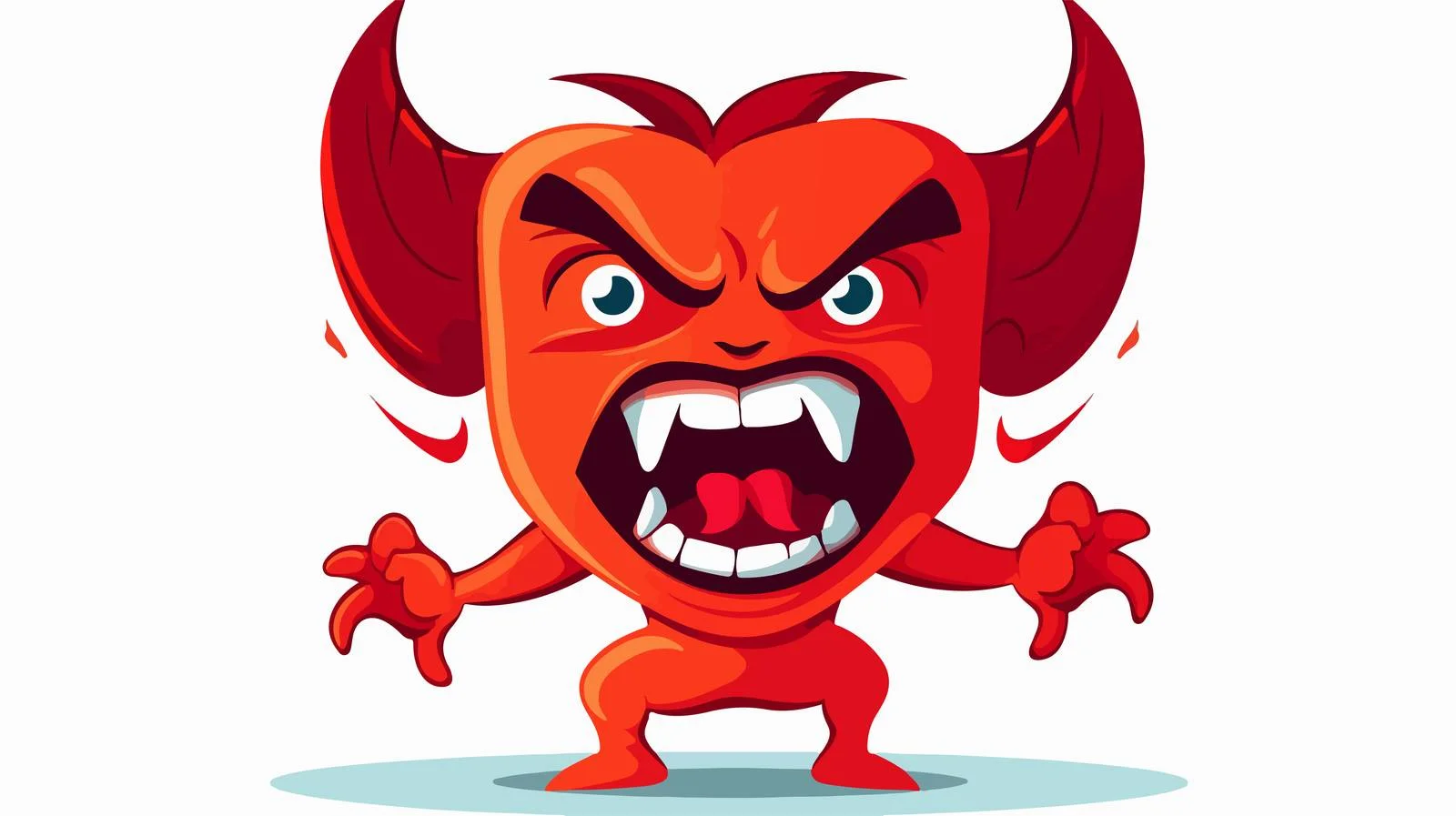 Mischievous Devil Cartoon Illustration — free download from Dotvec