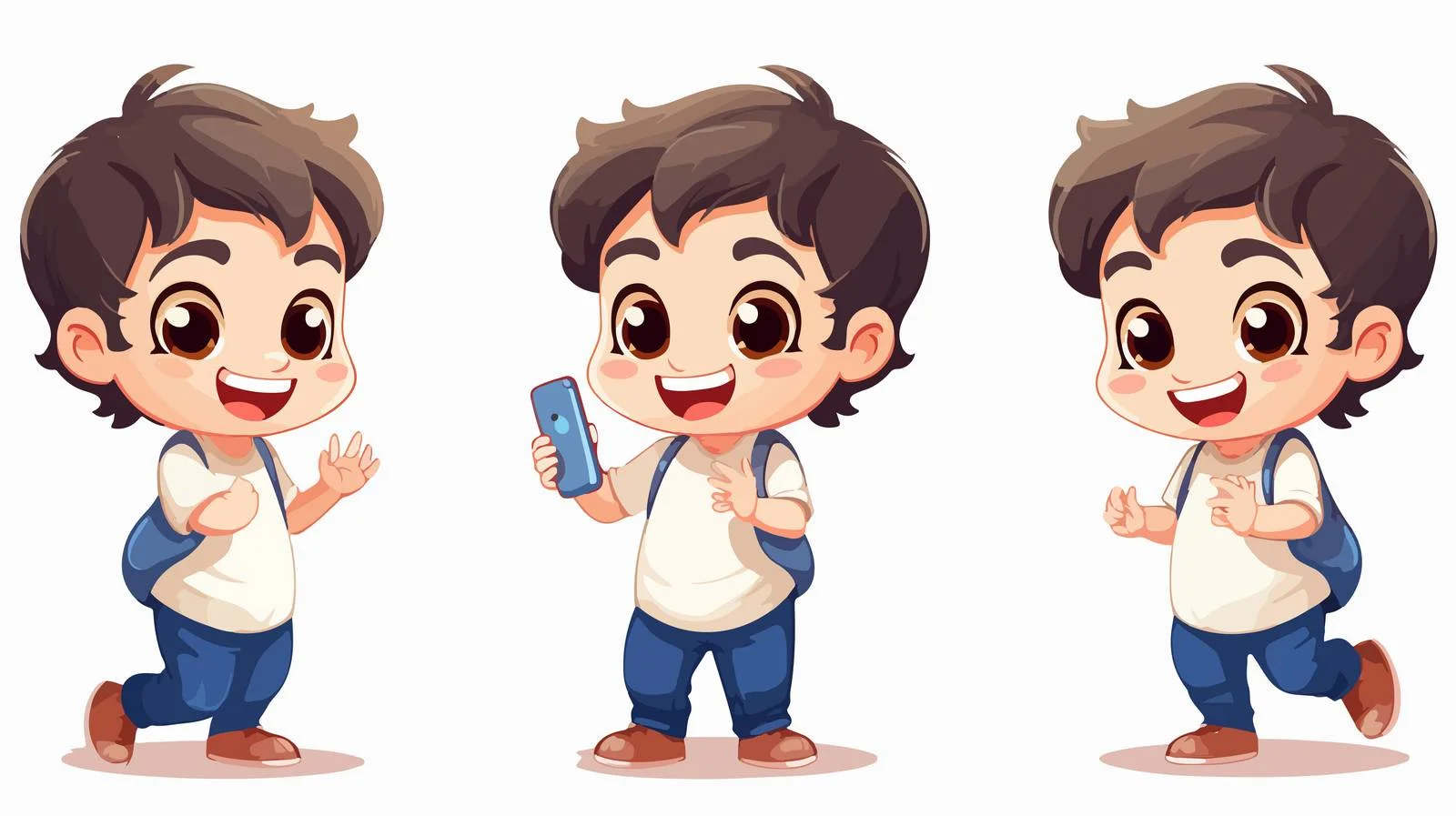 Child Using Smartphone for Communication — free download from Dotvec