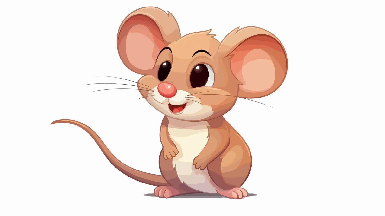Adorable Mouse Cartoon Illustration — free download from Dotvec
