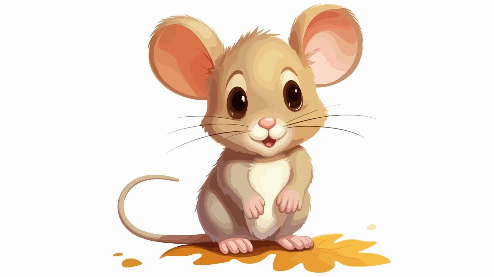 Adorable Mouse Cartoon Illustration — free download from Dotvec