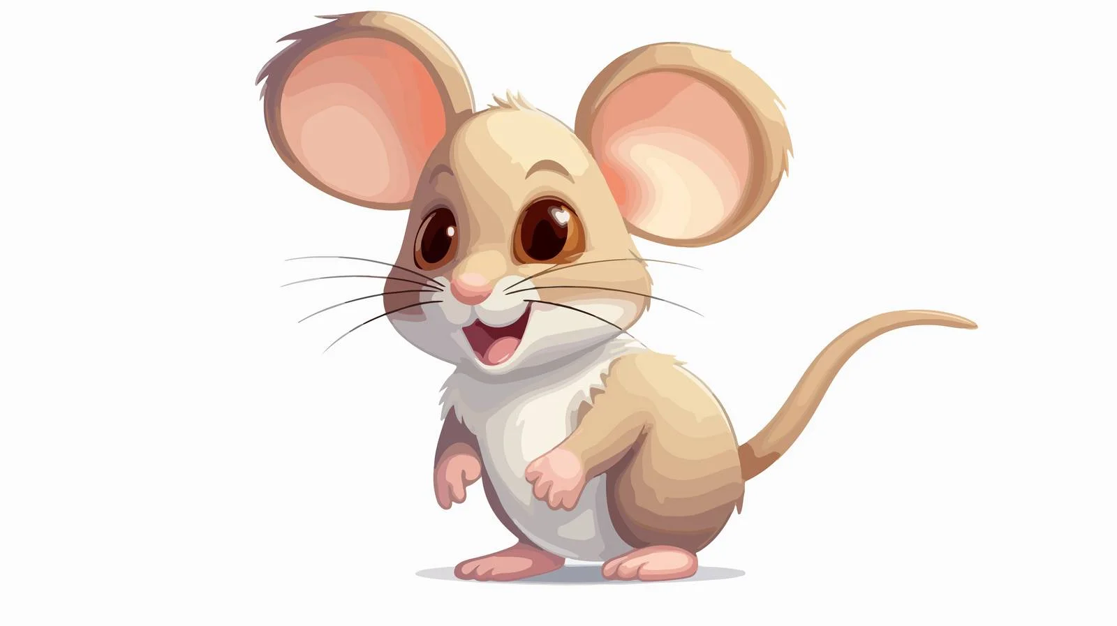 Adorable Cartoon Mouse Illustration — free download from Dotvec