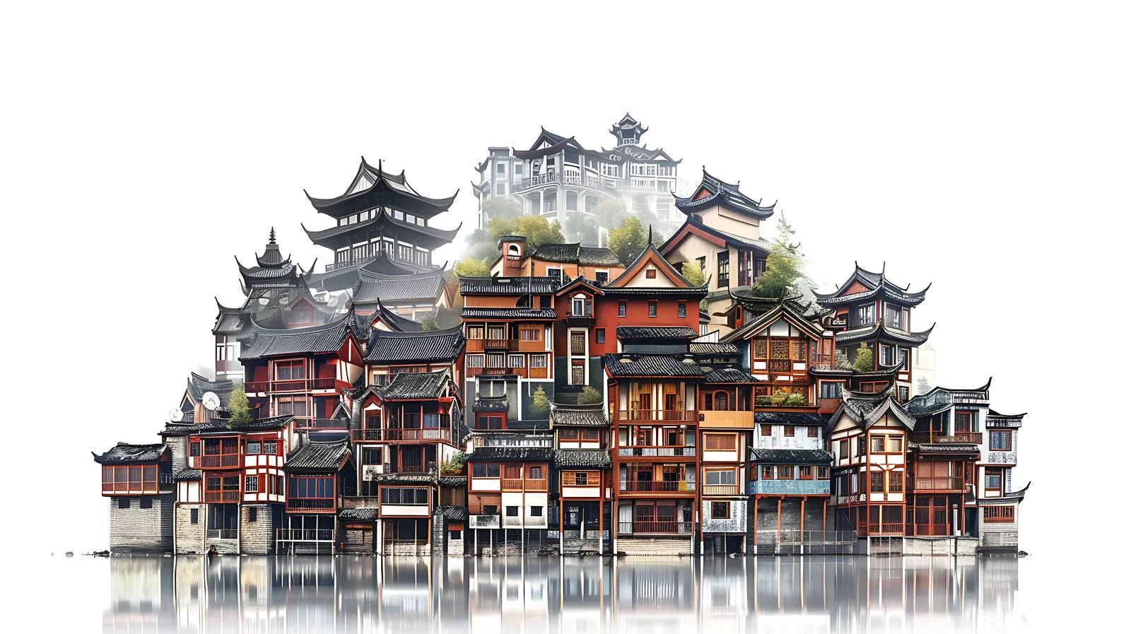Traditional Residential Architecture in Liuzhou Sanjiang — free download from Dotvec