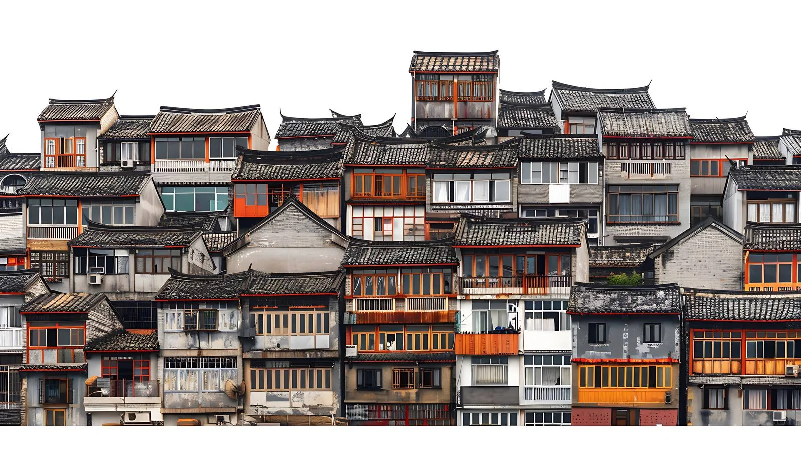 Traditional Buildings in Chengyang Village Liuzhou — free download from Dotvec