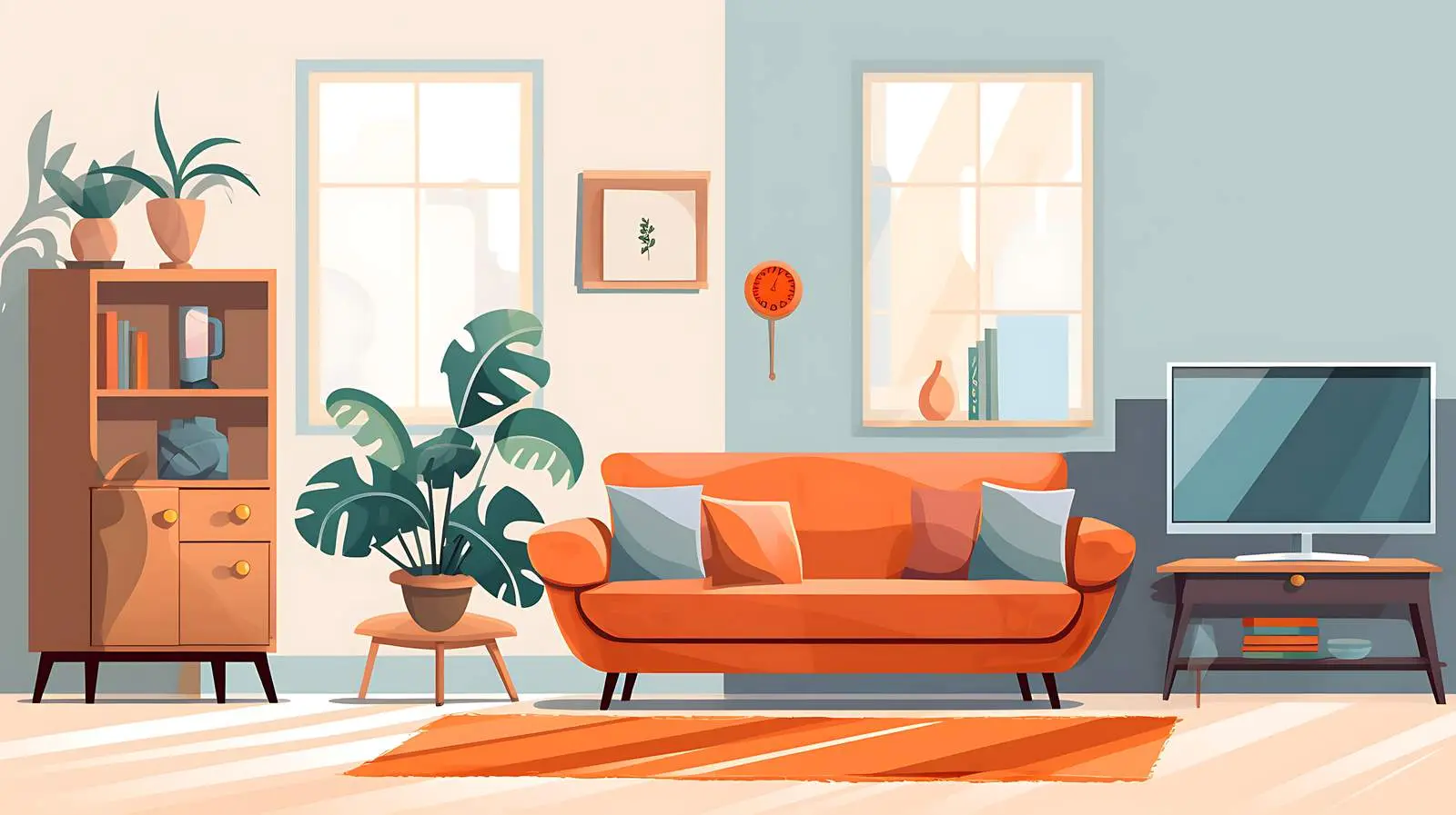Elegant Living Room Interior Background — free download from Dotvec