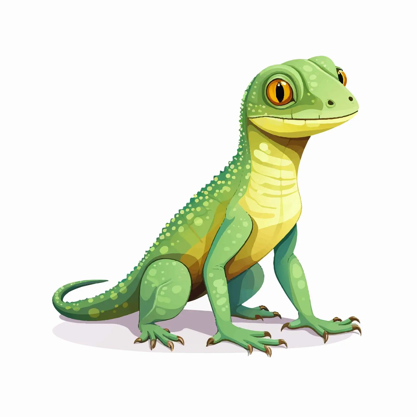 Lizard Vector Illustration on White Background — free download from Dotvec