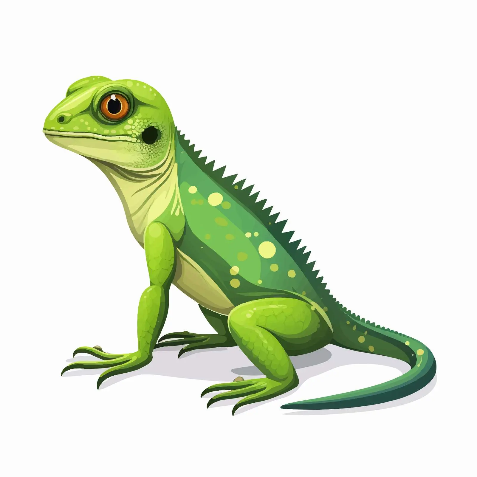 Isolated Lizard Vector Illustration on White Background — free download from Dotvec