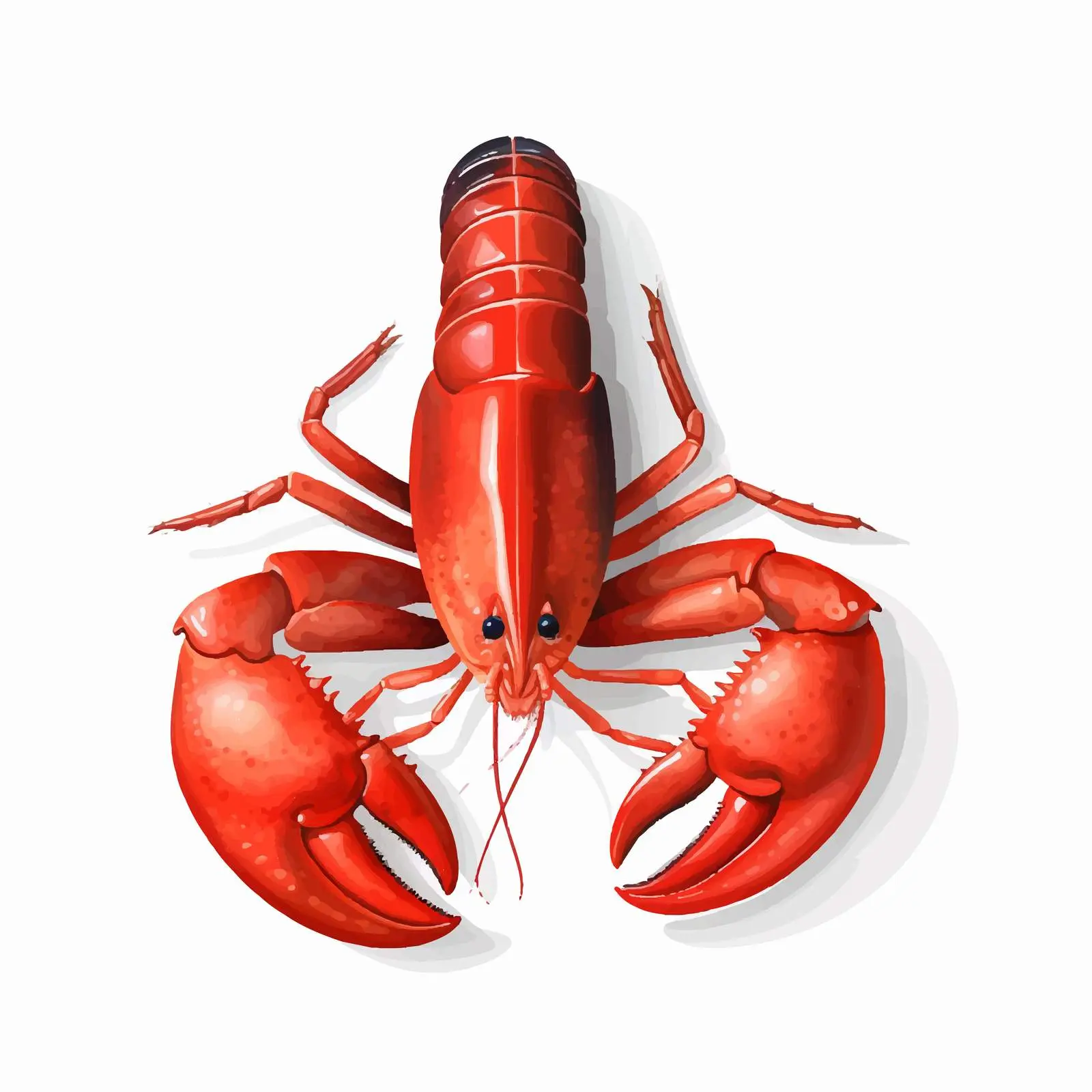 Lobster Vector Illustration on White Background — free download from Dotvec