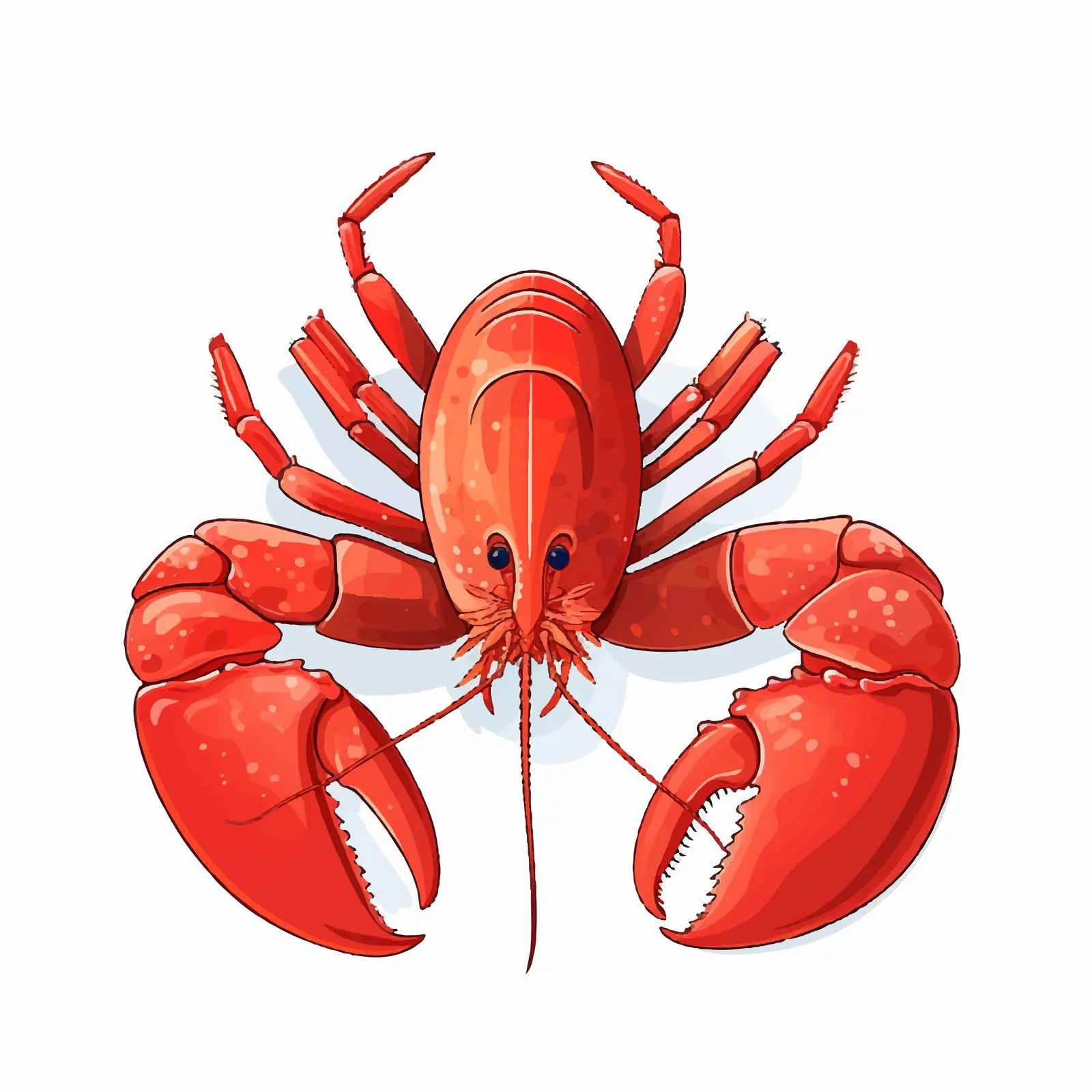 Lobster Vector Illustration on White Background — free download from Dotvec
