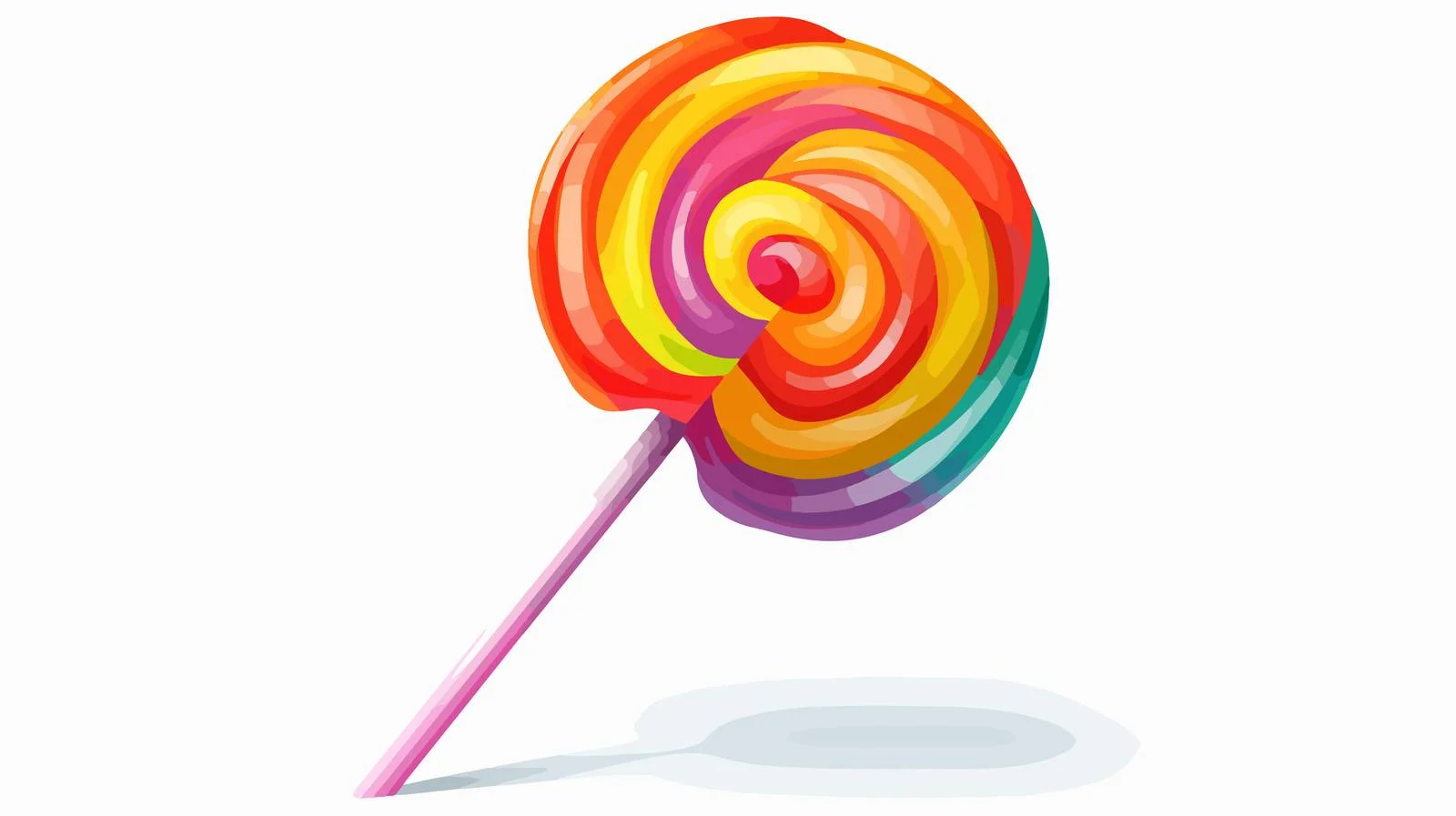 Vibrant Cartoon Lollipop Image — free download from Dotvec