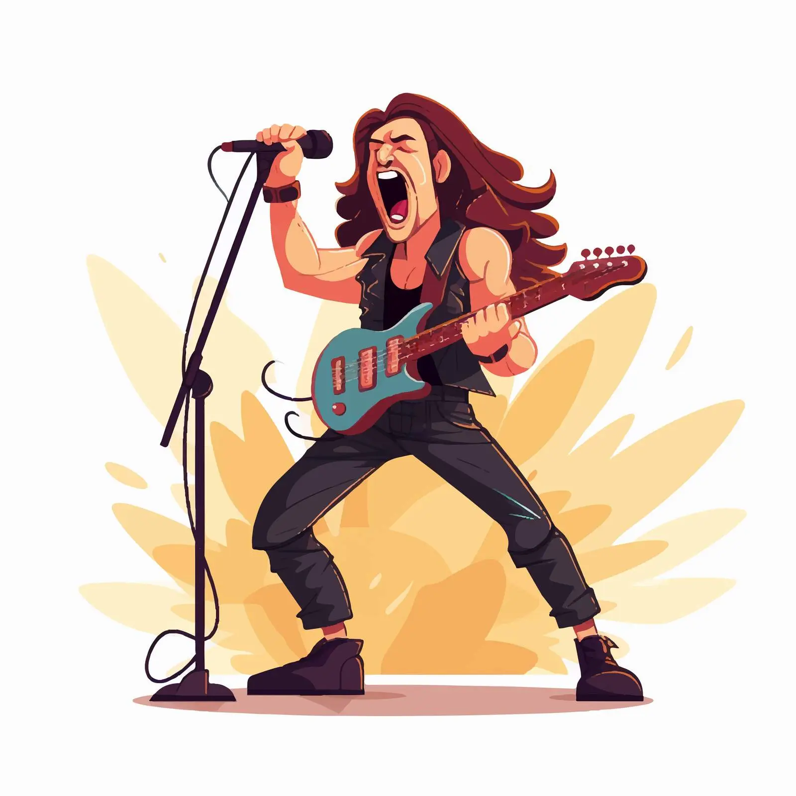 Long-Haired Metal Rock Vocalist — free download from Dotvec