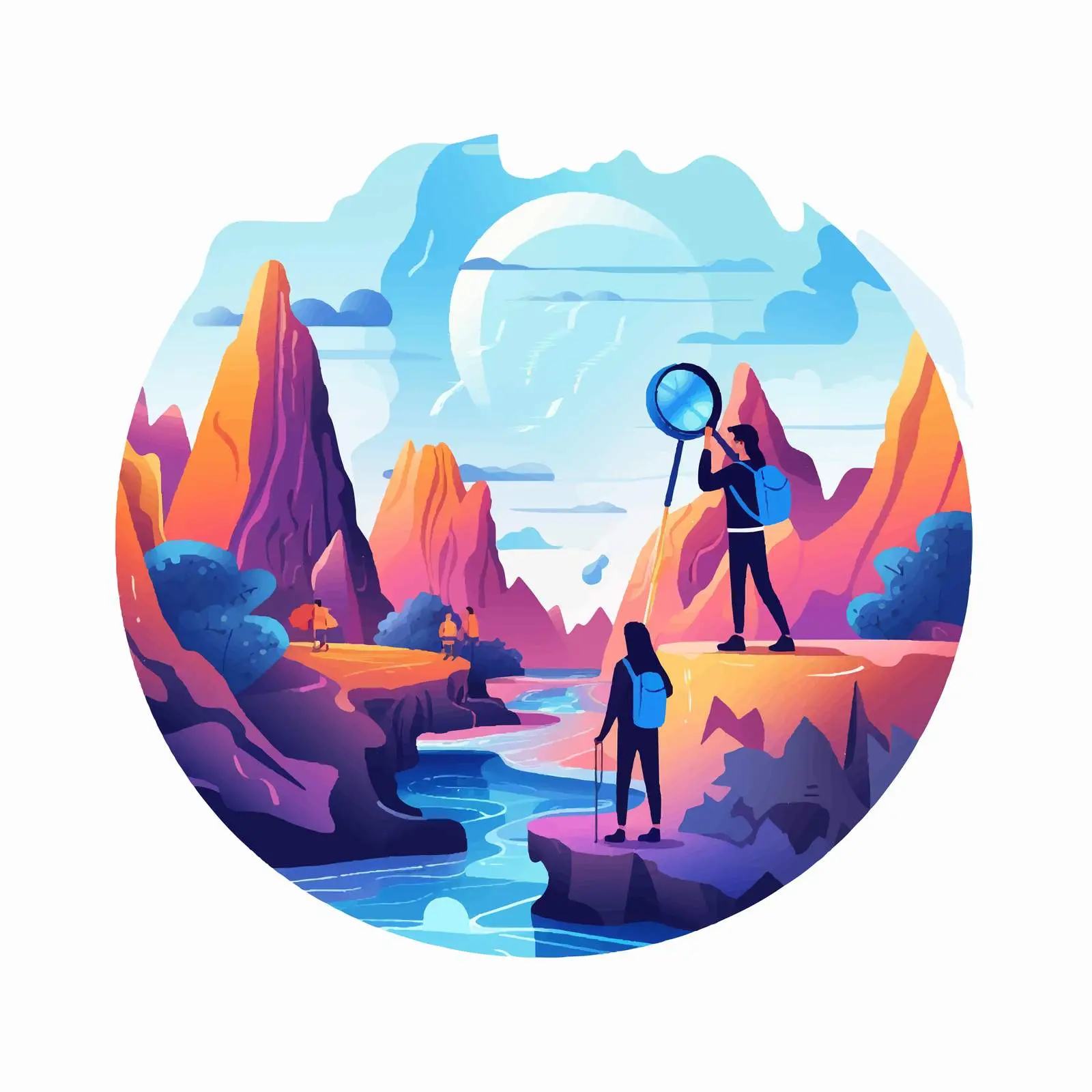 Curiosity and Vision: Future Discovery Concept — free download from Dotvec