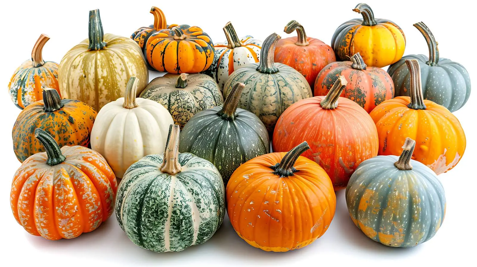 Colorful Decorative Pumpkins for Autumn Season — free download from Dotvec